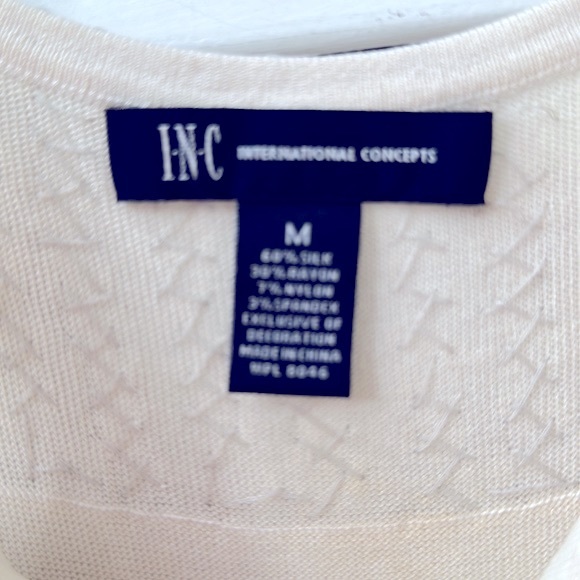 INC Ruffle Sequin Top - Picture 4 of 6